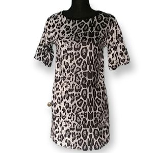 Animal Print Tunic Dress
